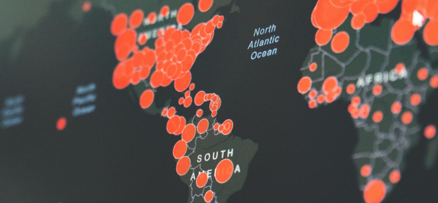 Global map of disease prevalence