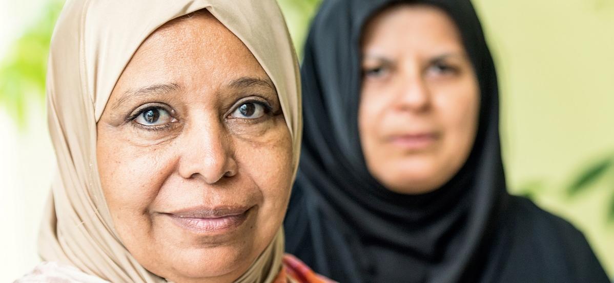 Middle East mature woman