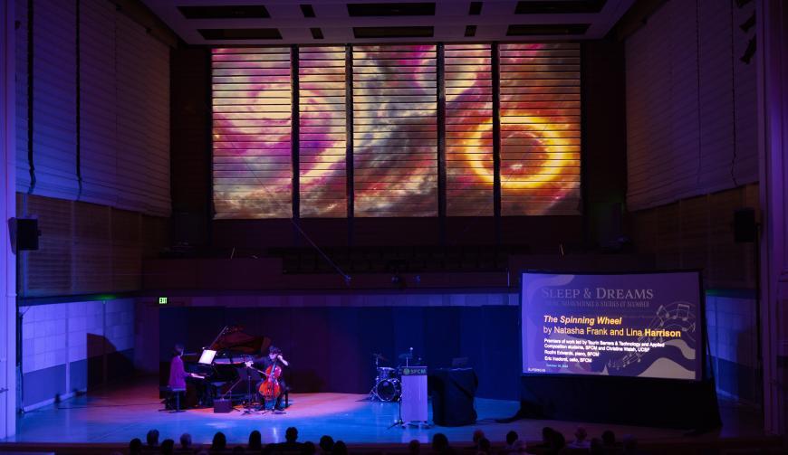 e premiere of The Spinning Wheel at the SF Conservatory of Music’s “Sleep and Dreams” concert and presentation