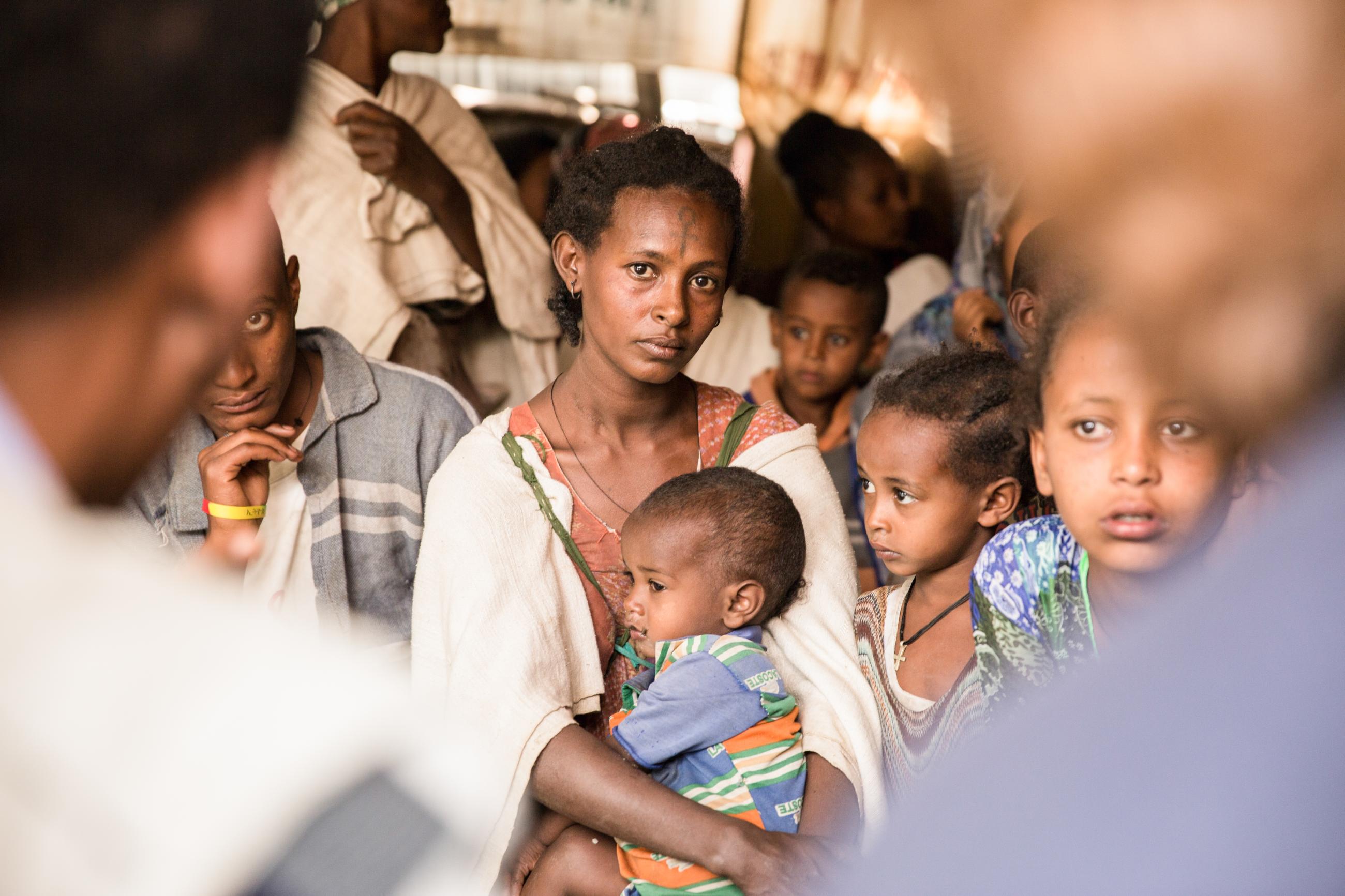 Ethiopian mother and child