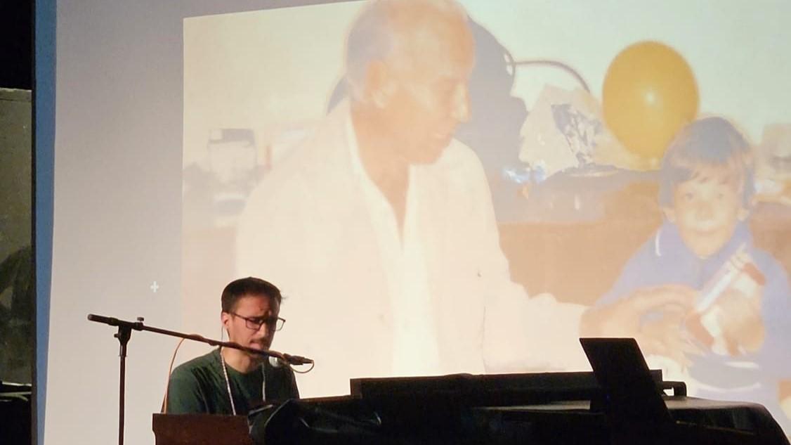 Dani Macri performs &quot;Coco&quot; at a caregiver festival