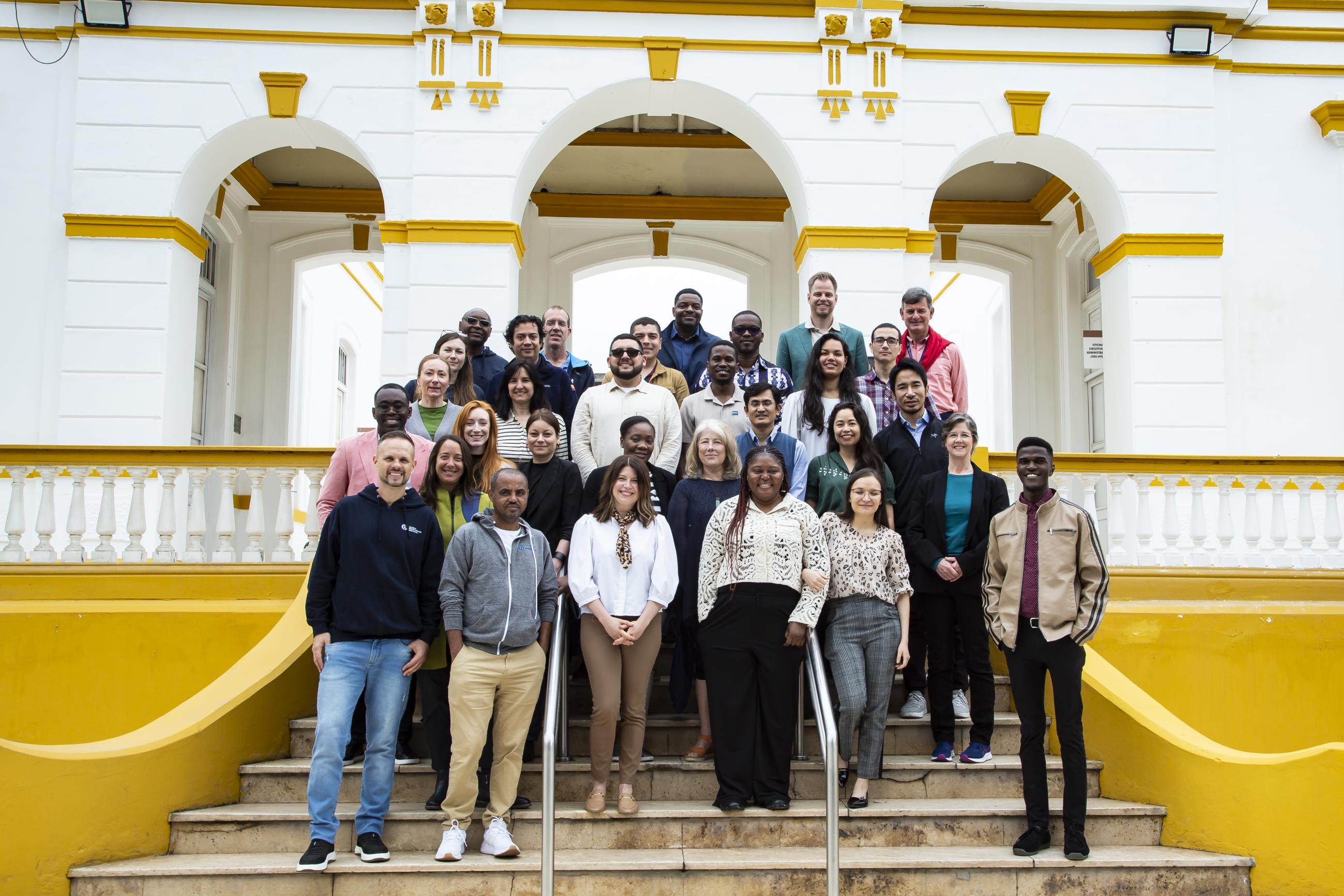 Atlantic Fellows for Equity in Brain Health gather in Lima, Peru, during the 2025 GBHI Annual Conference.
