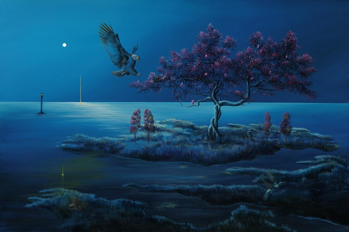 Crann Comhair painting by Vincent Devine