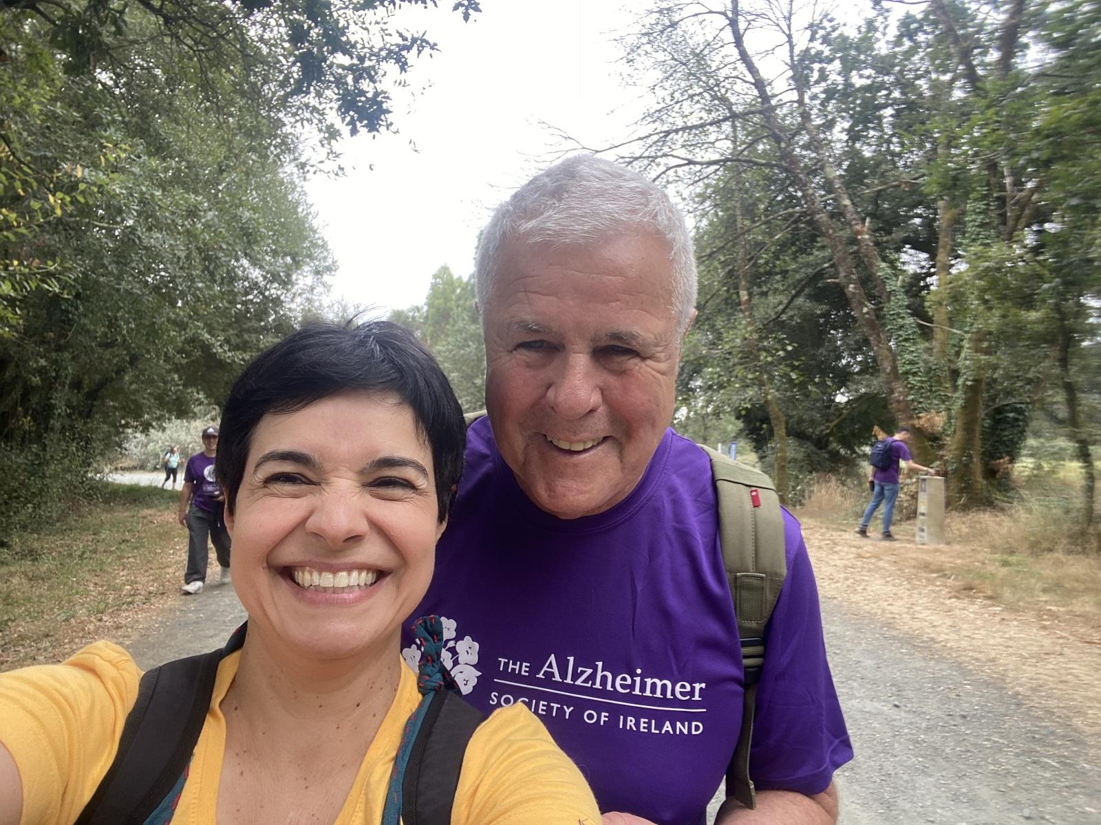 Lenisa and Kevin at Walking the Talk for Dementia