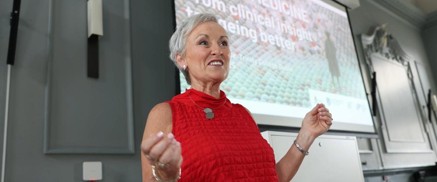 Siobhan Casey giving a speech