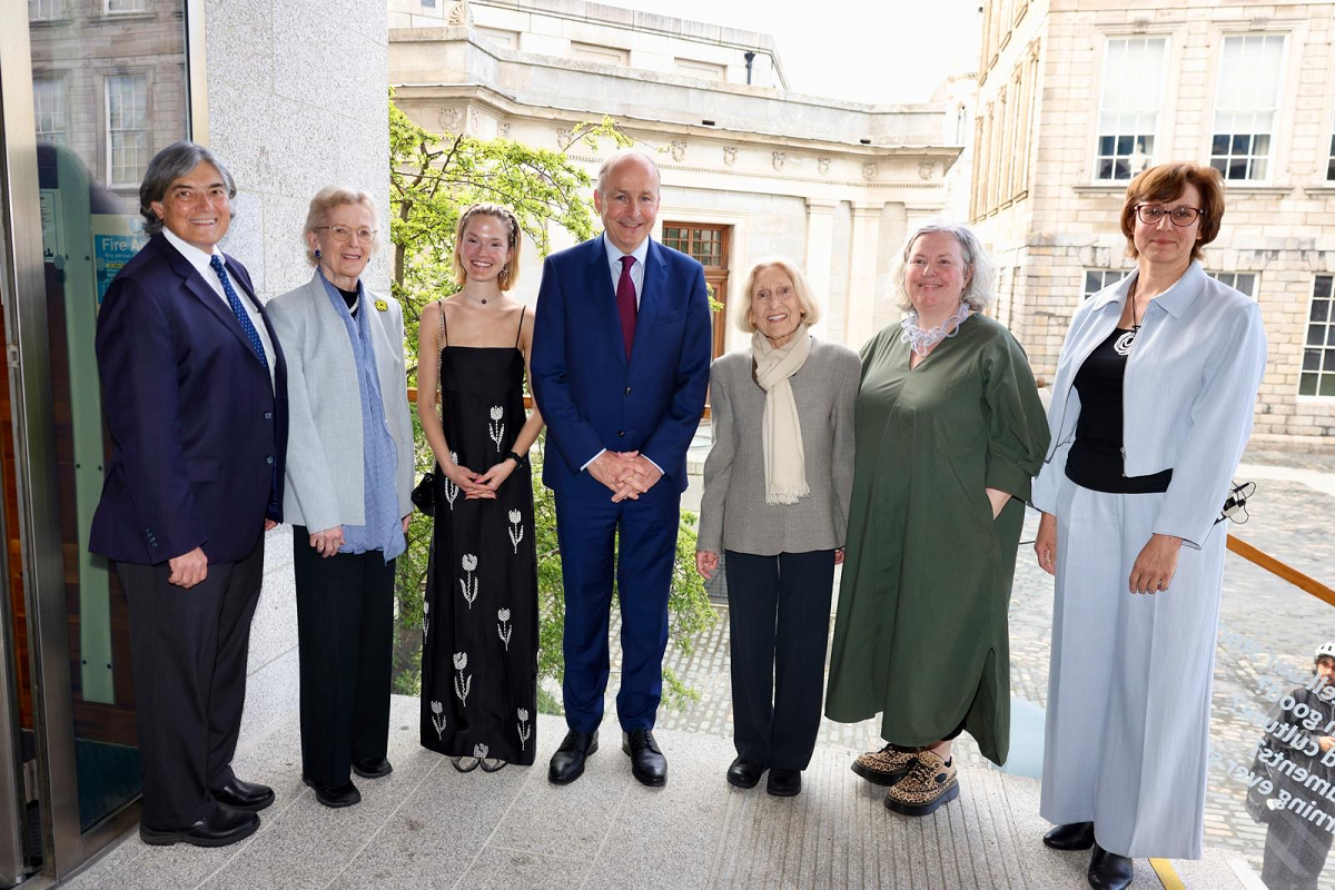 chuck feeney photo event speakers and feeney family