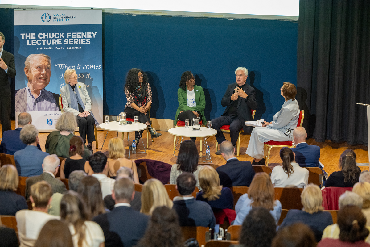 panel speakers at the event