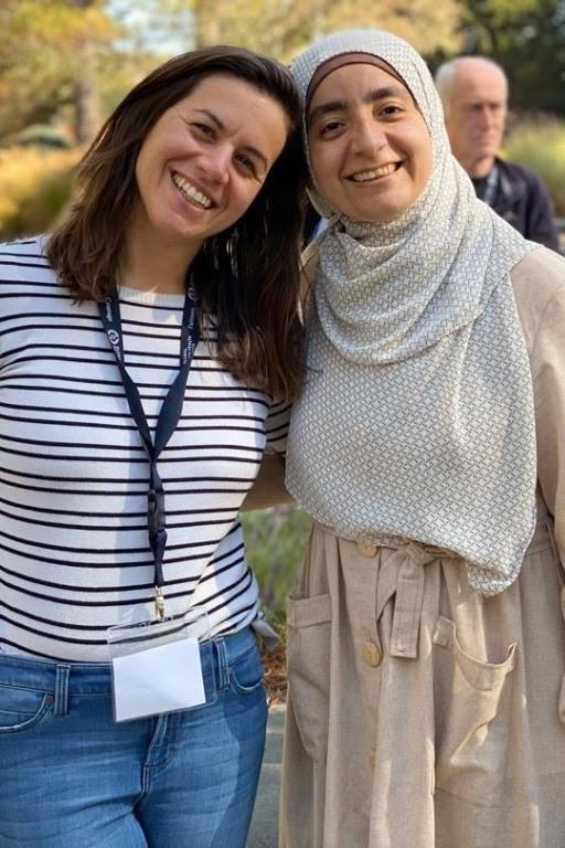 Altantic Senior Fellows Lauren Hunt and Aya Ashour