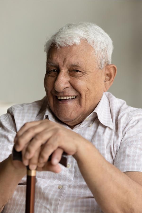 smiling older man