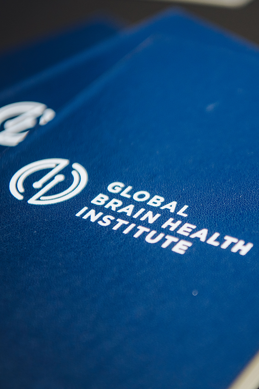 notebook cover with GBHI logo