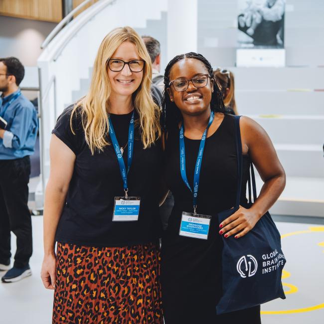 Atlantic Fellows Nicky Taylor and Primrose Nyamayaro
