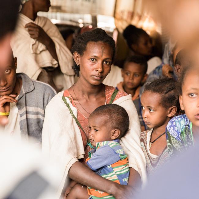 Ethiopian mother and child