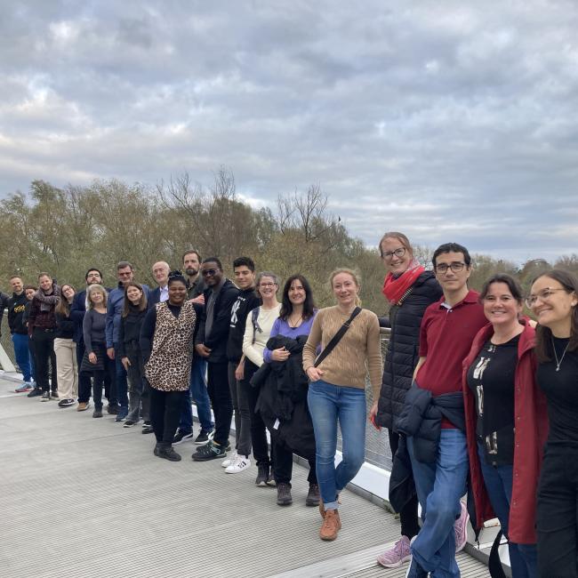 GBHI Community members on bridge over River Shannon