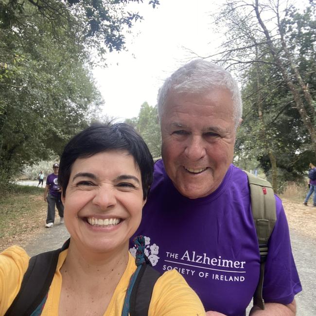 Lenisa and Kevin at Walking the Talk for Dementia