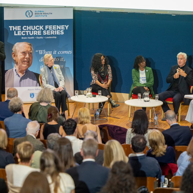 panel speakers at the event