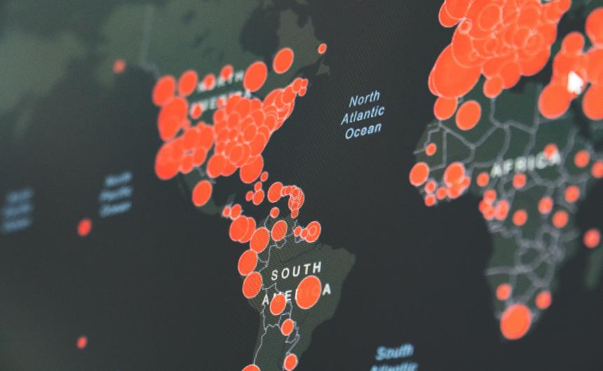 Global map of disease prevalence