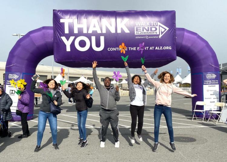 Atlantic Fellows at the Walk to End Alzheimer's
