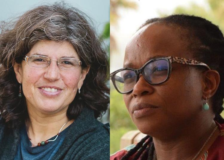 headshots of Andrea Slachevsky and Tracey Naledi