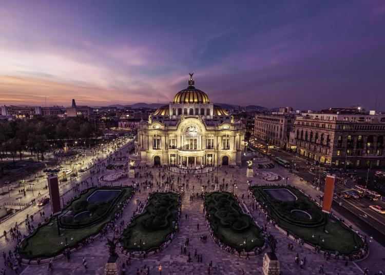 Mexico City at night