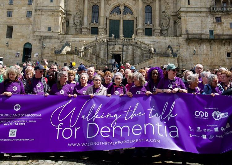 Camino 2023 group shot in Santiago