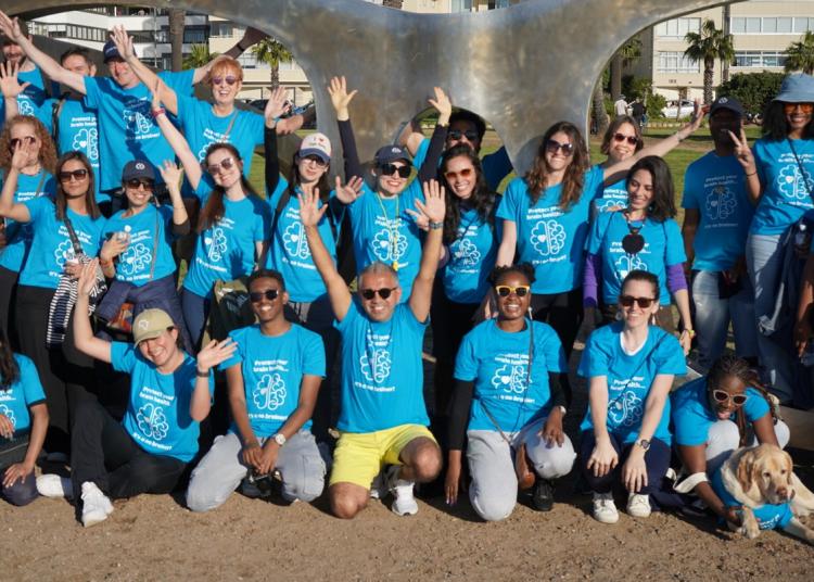 brain health walk Cape Town group photo