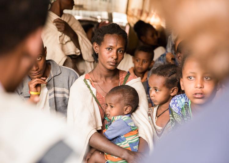 Ethiopian mother and child