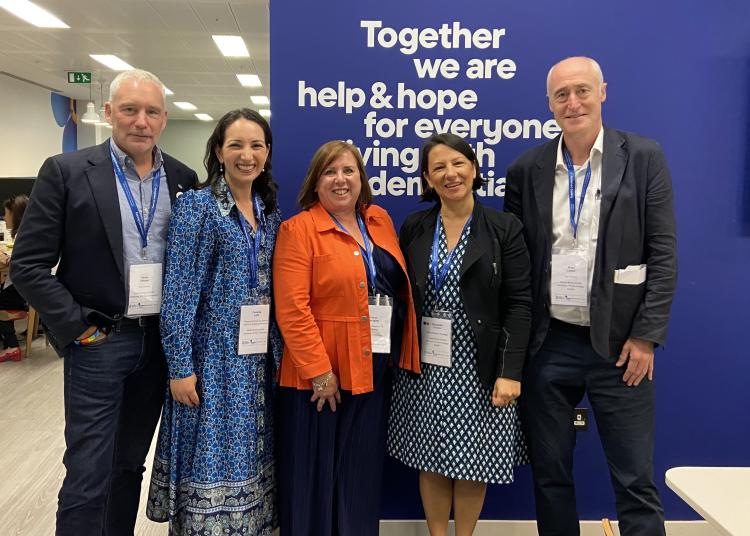 2024 Victor, Camellia, Fiona, Elisabetta and Brian at Alzheimer's Society