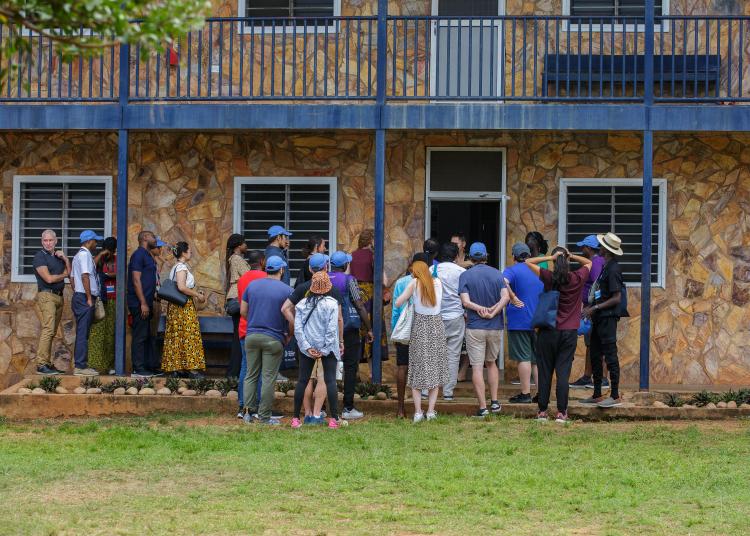 GBHI members tour Agape Academy in Accra, Ghana