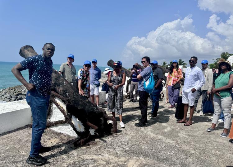 GBHI members tour the Cape Coast Castle in Accra, Ghana