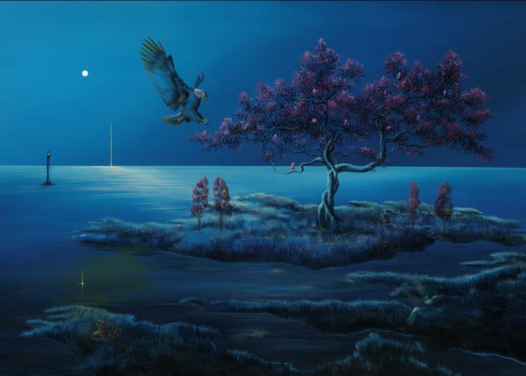 Crann Comhair painting by Vincent Devine