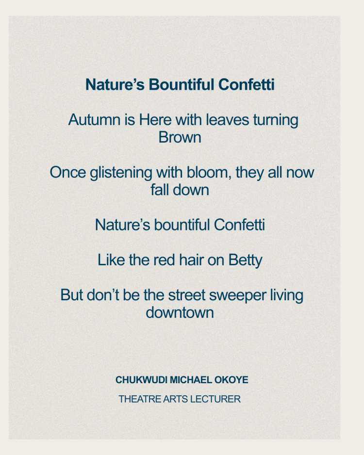 Limerick written by Chukwudi Michael Okoye