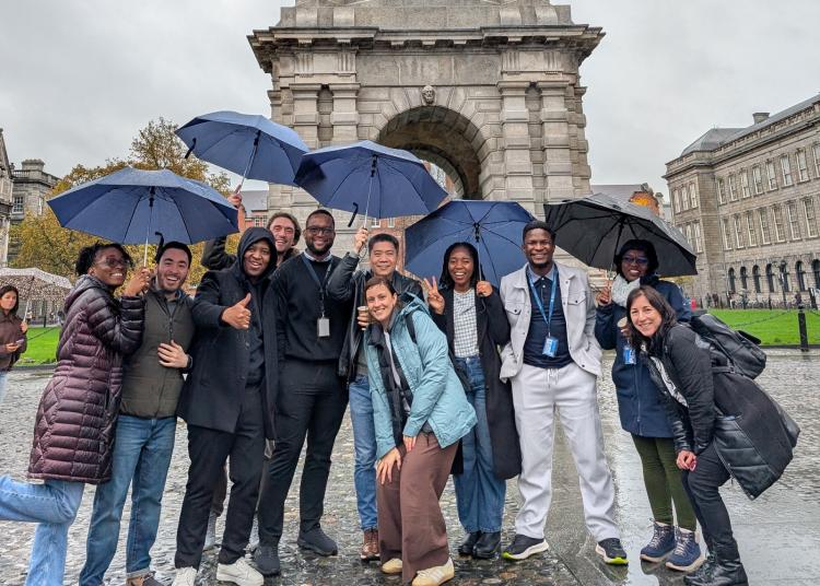 eadership Week Limerick 2025 Fellows in the Rain Trinity