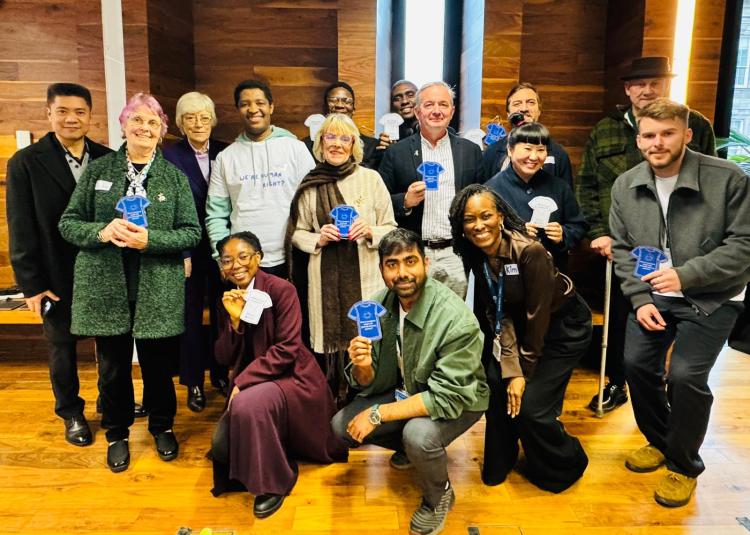 Atlantic Fellows with the speakers at the Human Rights Day event in Trinity Long Room Hub