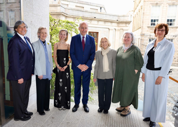chuck feeney photo event speakers and feeney family